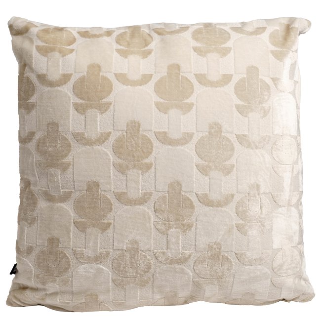 Decorative pillow Jacq Luna, beige, 40x40cm