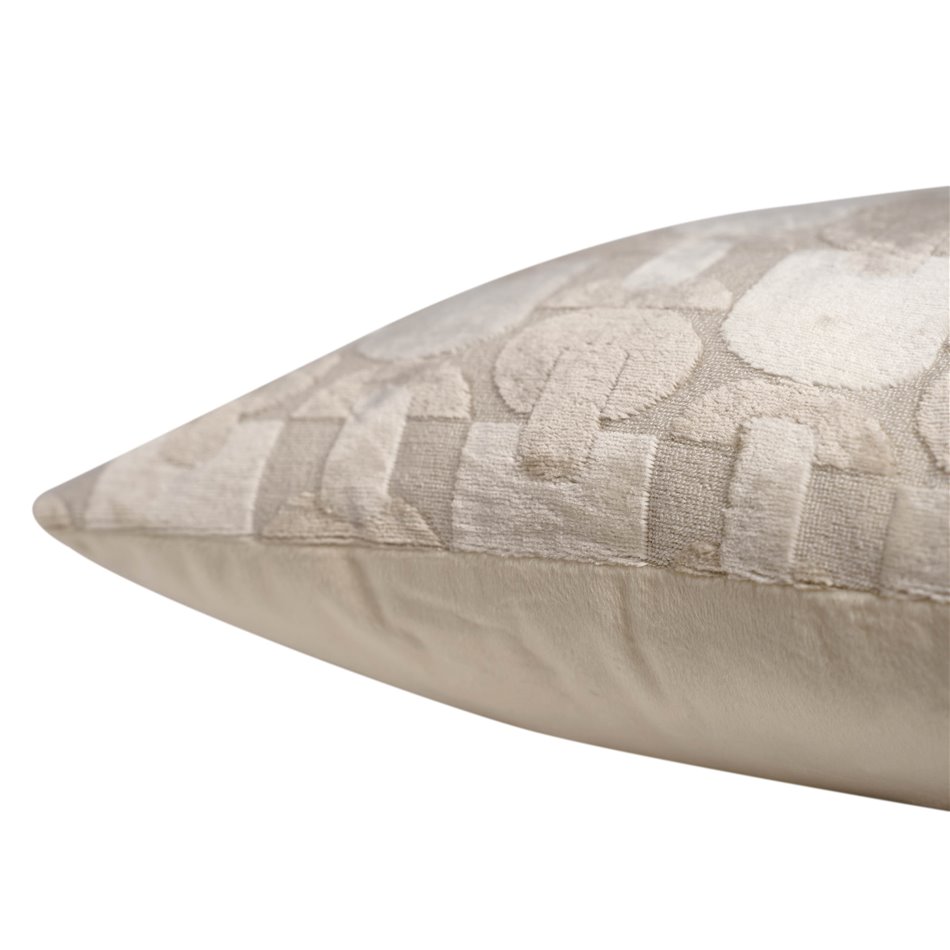 Decorative pillow Jacq Luna, beige, 40x40cm