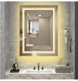 Wall mirror Hero,, aluminium/glass, H80x60x3.7cm