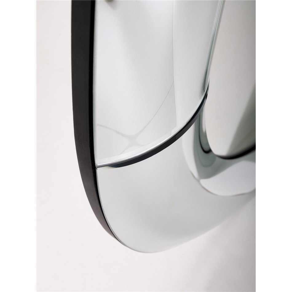 Wall mirror Hivory,, MDF/metal/glass, H120x80x3cm 