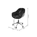 Office chair Slorino 15, golden color, H77-88x58x63cm, seat height 44-54cm