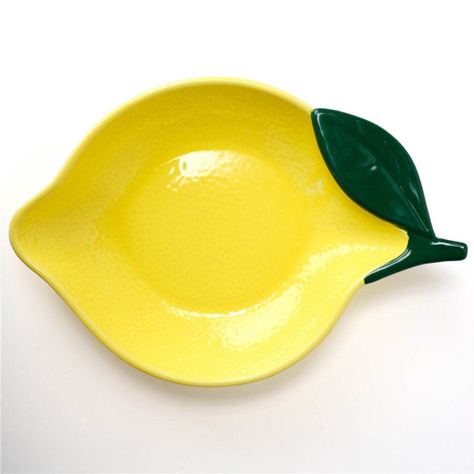 Serving plate Lemon, ceramic, 31x21,5xH6,7cm