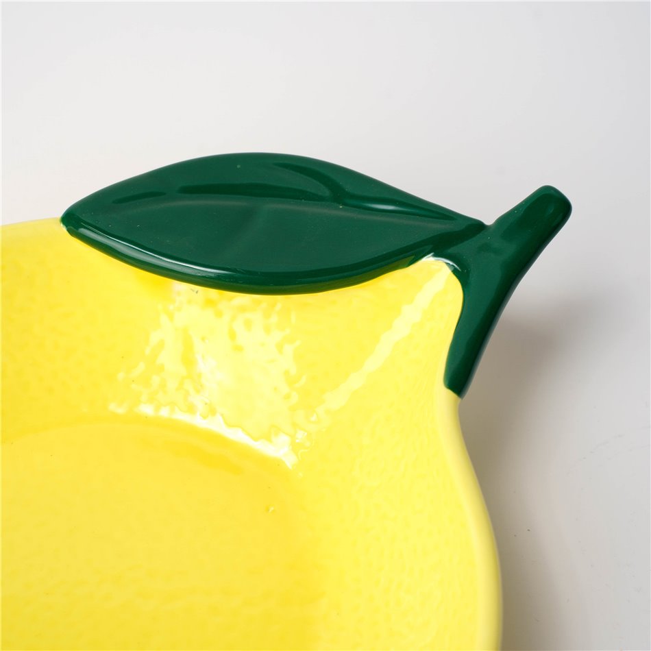 Serving plate Lemon, ceramic, 31x21,5xH6,7cm