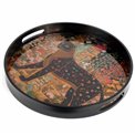 Decorative glass tray Fabro M, 34x34x4cm
