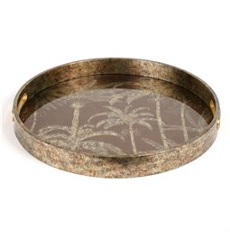 Dekoratīva stikla paplāte Fasano M, 36.7x36.7x4cm