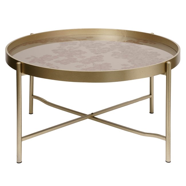Coffee table Ferento, silver, 81x81x41cm