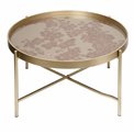 Coffee table Ferento, silver, 81x81x41cm