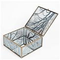 Box glass/metal Favara L, 18x19x8.3cm
