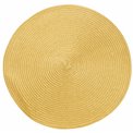 Салфетка под приборы BRAID round, желтый, D38cm