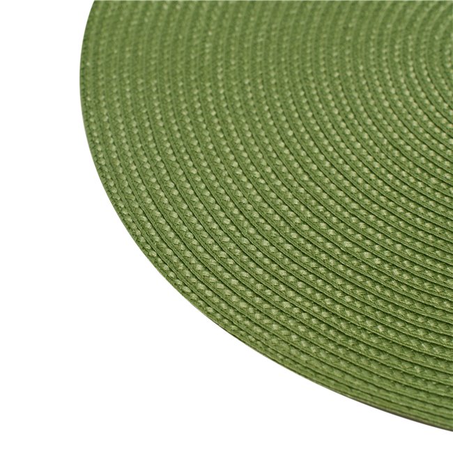 Салфетка под приборы BRAID round, зеленый, D38cm