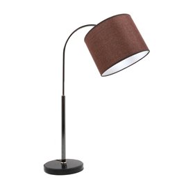 Galda lampa Sentor, brūna/ melna, H70x43xD25cm, E27 60W(MAX)