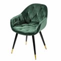 Chair Salorino, green, 83x60x61cm, seat height 43cm