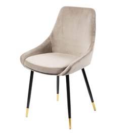 Chair Santana, light grey 10 SD, H85x42x38cm, seat height 47cm