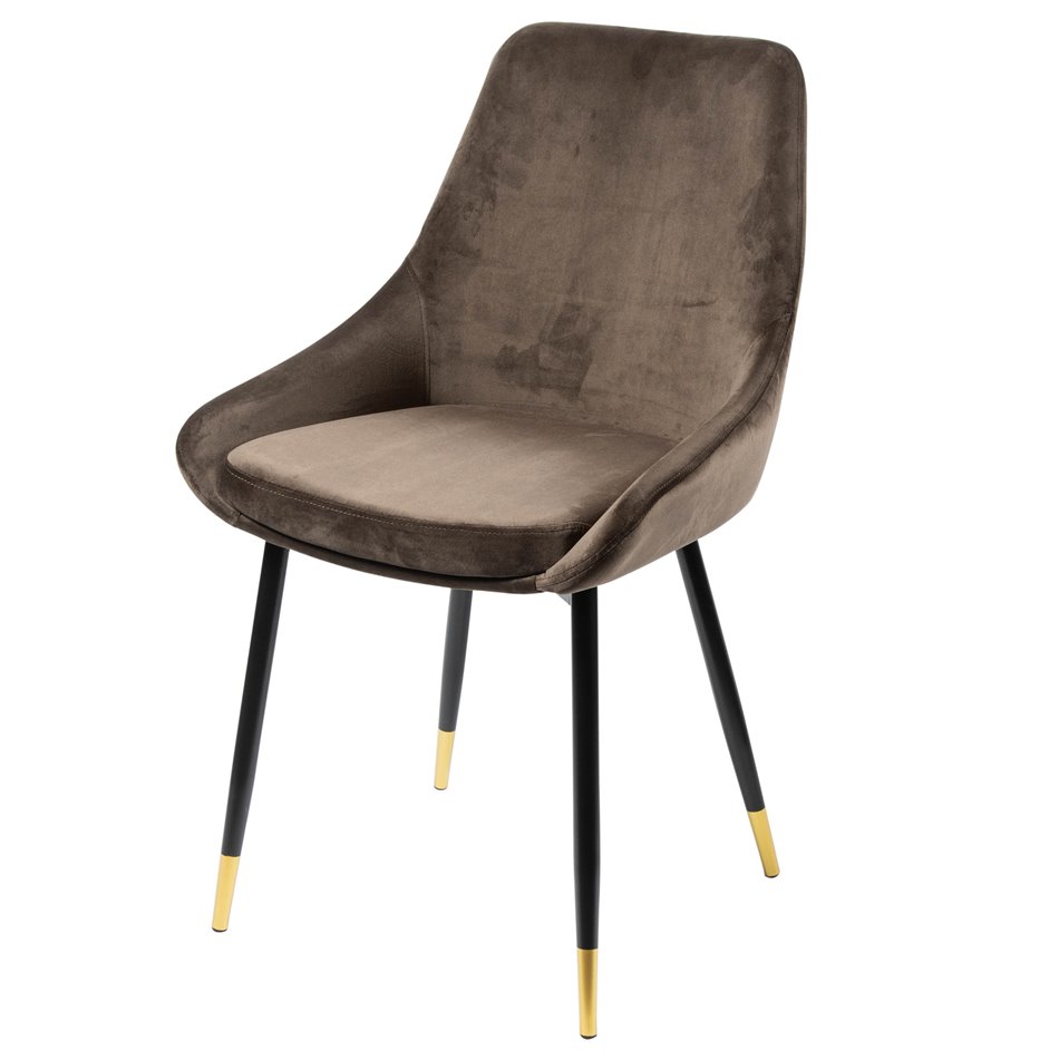 Chair Santana, coffee 76 SD, 85x42x38cm, seat height 47cm