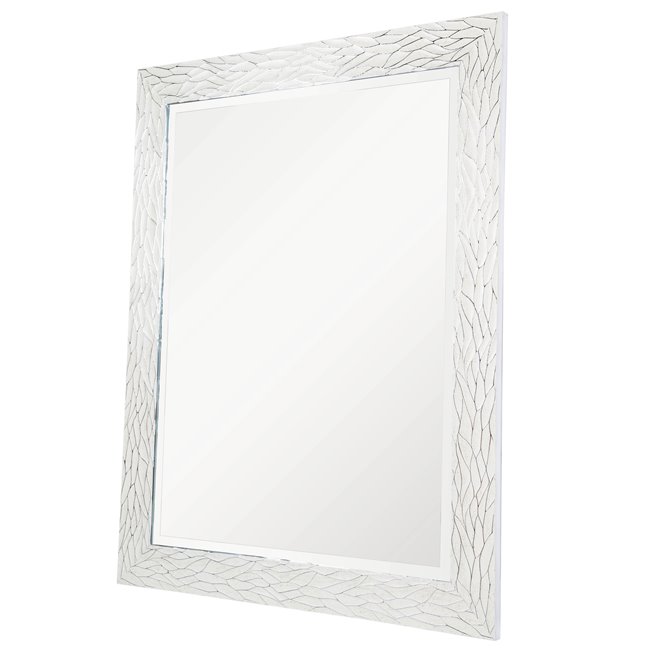 Mirror Ivla, antique white, H94x74cm
