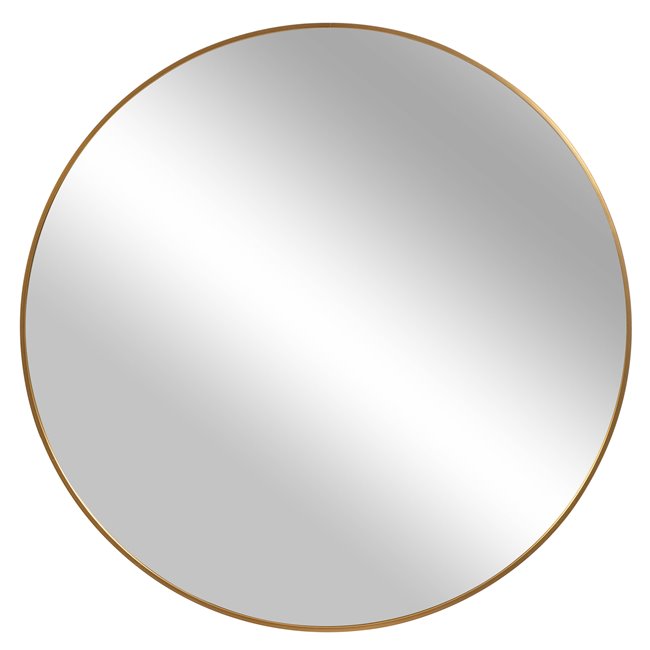 Wall mirror Iza, round, golden color D80x4cm