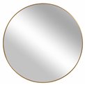 Wall mirror Iza, round, golden color D80x4cm
