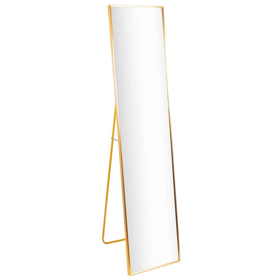 Mirror standing Izabella, copper color, H152x35x2.5cm