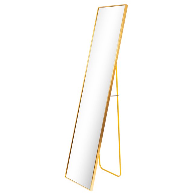 Mirror standing Izabella, copper color, H152x35x2.5cm