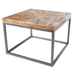 Журнальный столик Sole, дерево манго, H40x55x55см