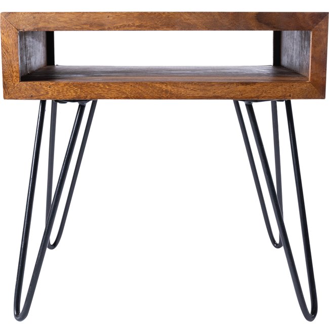 Table Sari,  Sheesham wood, H35xD45cm