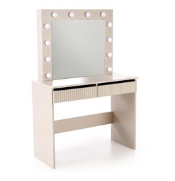 Dressing table Holwud w mirror, LED, 94x43x140cm
