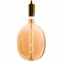 Decorative bulb LED, amber, 4W E27, D16x27cm