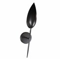 Wall lamp Kalix, black, E14 40W, H50cm D12cm