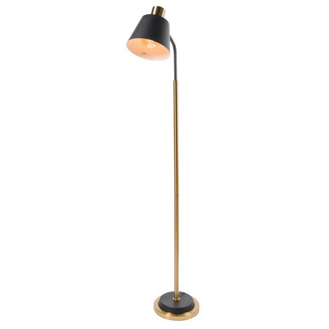 Floor lamp Skifer, black/bronze color H150x40cm, E27 60W(MAX)