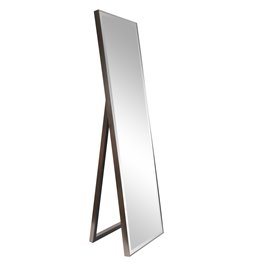 Standing Mirror Insch, silver color frame H150x45cm