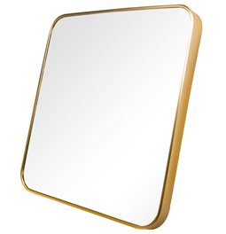 Wall mirro Idena, gold color, 50x50cm