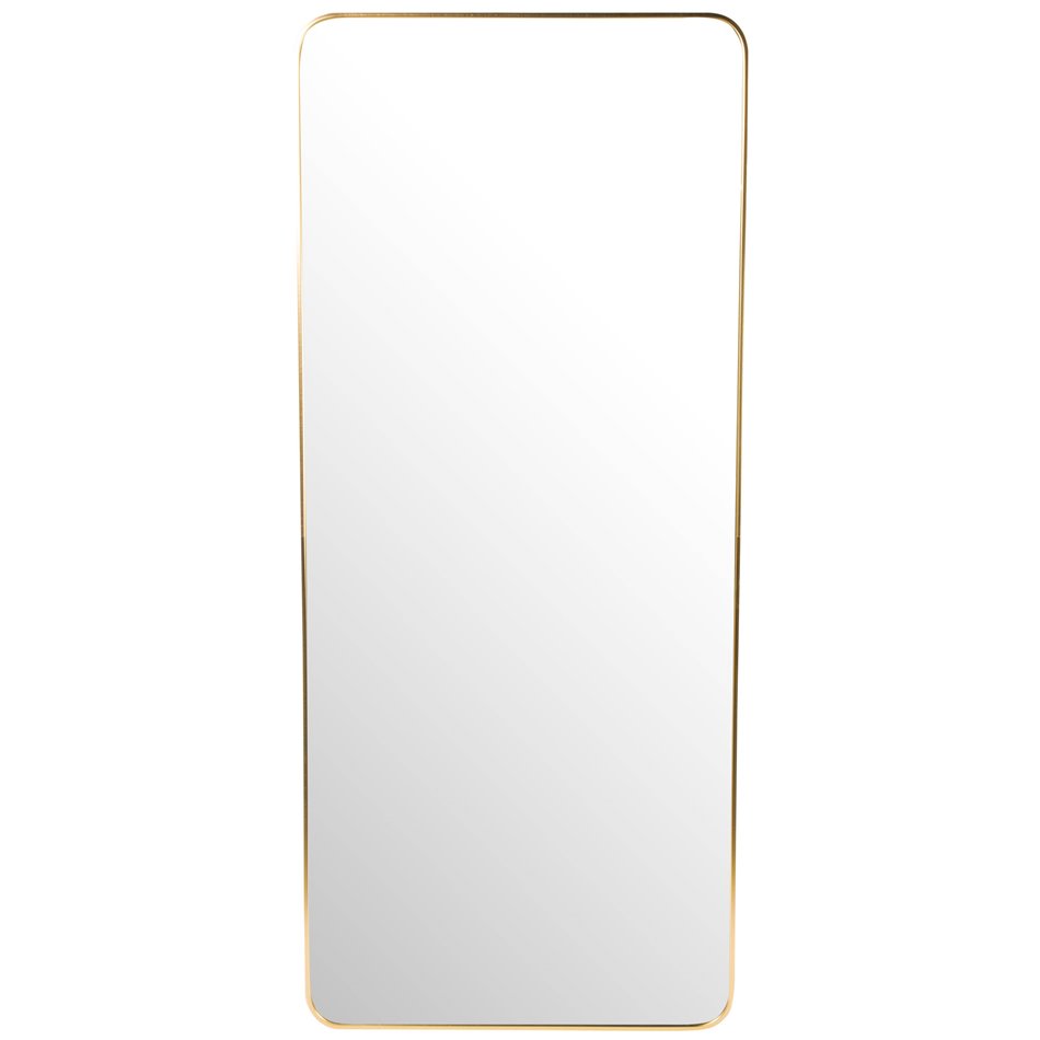 Mirror Idena, gold color, H140x60x3.5cm
