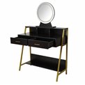 Dresser with mirror Franca, LED, H90x40x135cm