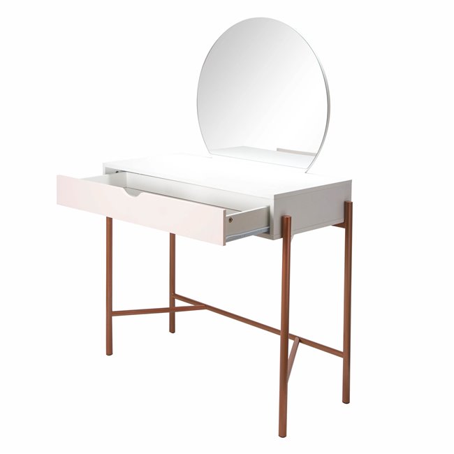 Dressing table with mirror Fribourg, H100x40x137cm