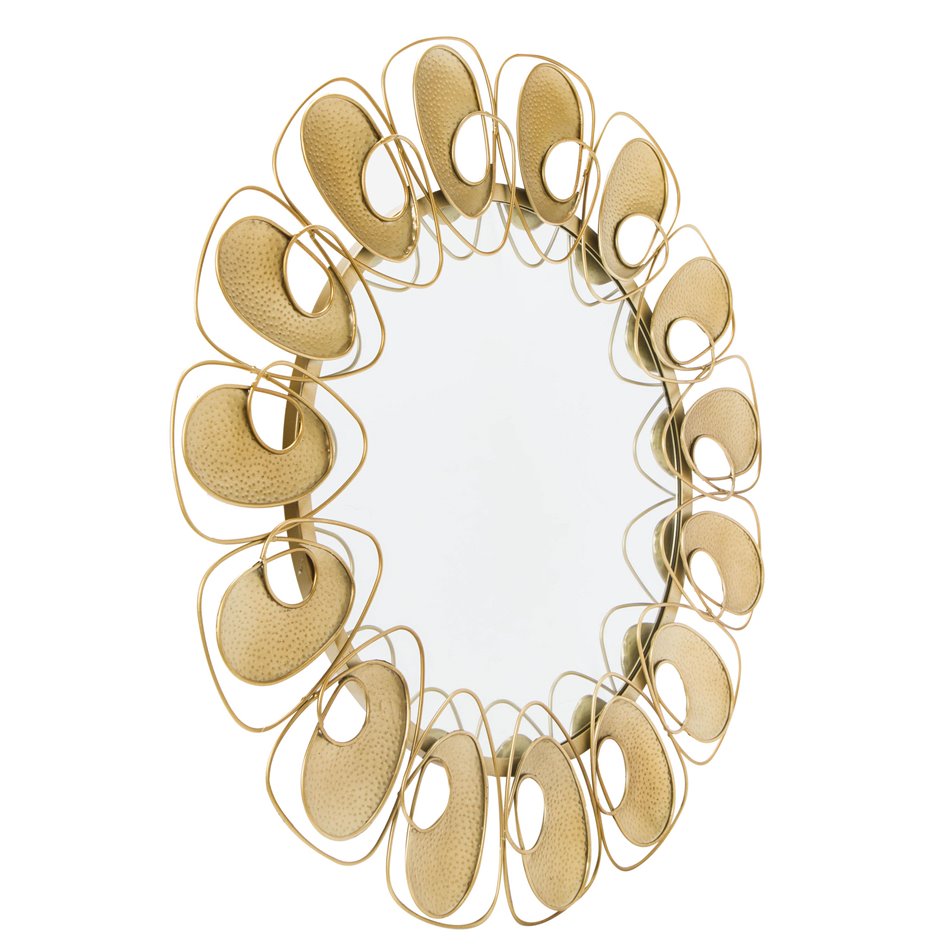 Mirror Torente, gold, D80x3cm