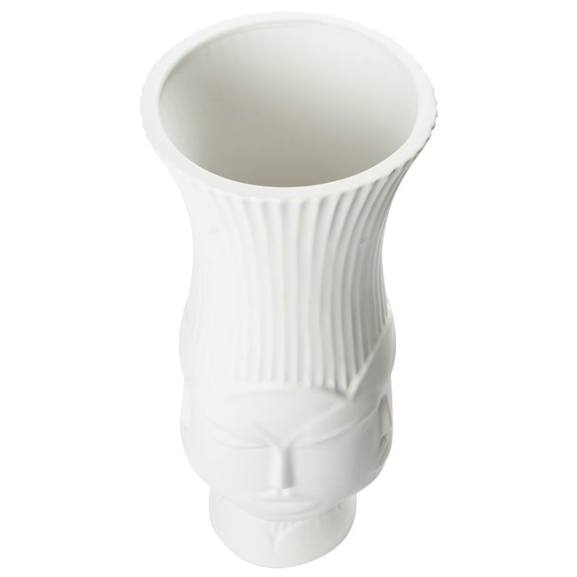 Vāze 5 Face woman medium, balta, H35cm, D13.5cm