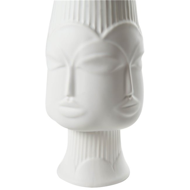 Vāze 5 Face woman medium, balta, H35cm, D13.5cm