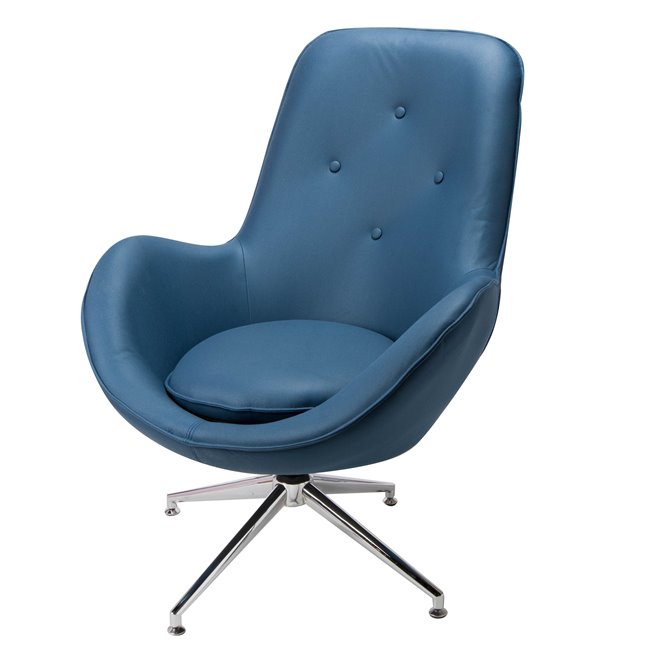 Armchair Dalton, blue, 104x74x86cm, seat height 45cm