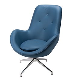 Armchair Dalton, blue, 104x74x86cm, seat height 45cm