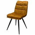 Dining chair Arina, golden tone, H84x45x47cm, seat height 40cm