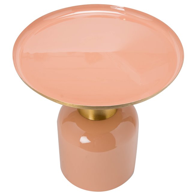 Столик Lilla, латунь с эмалью, D41см, H41см