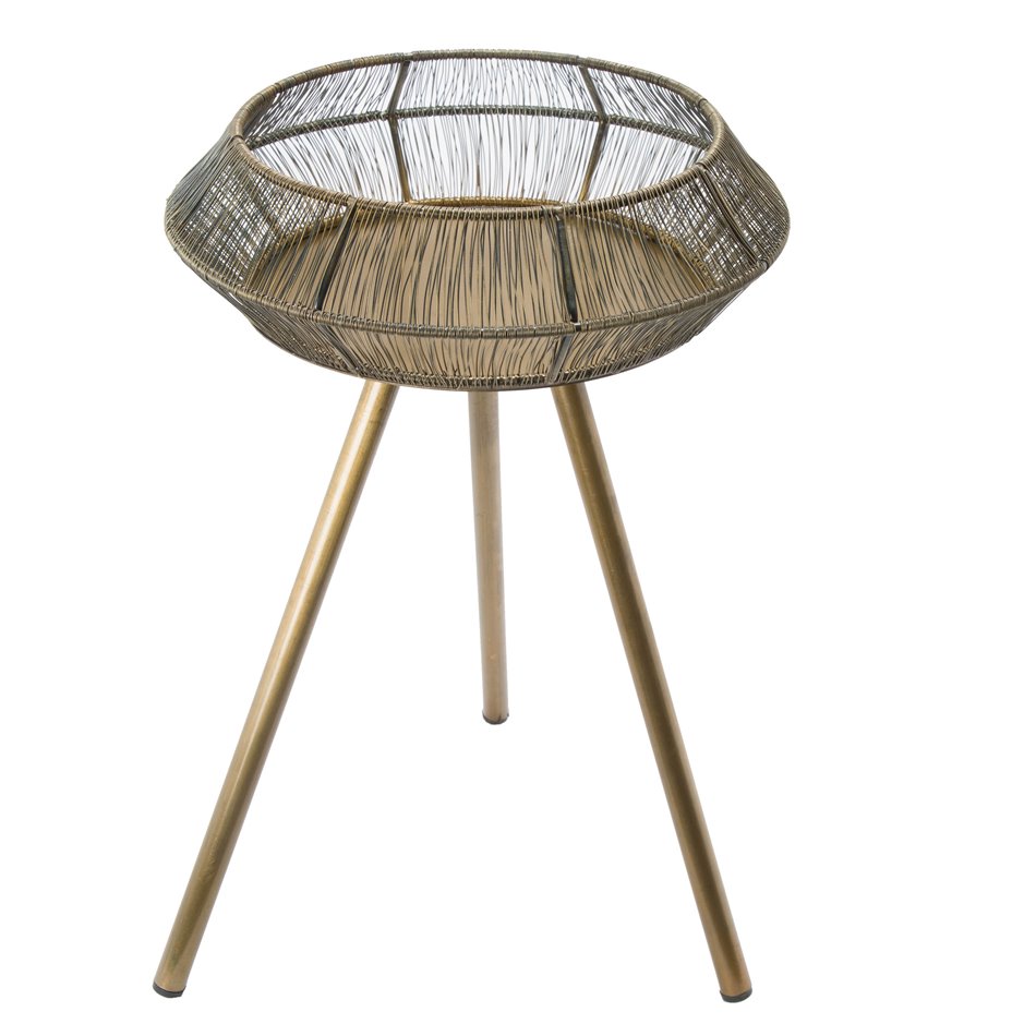 Table Lia, copper antique, H50xD32cm