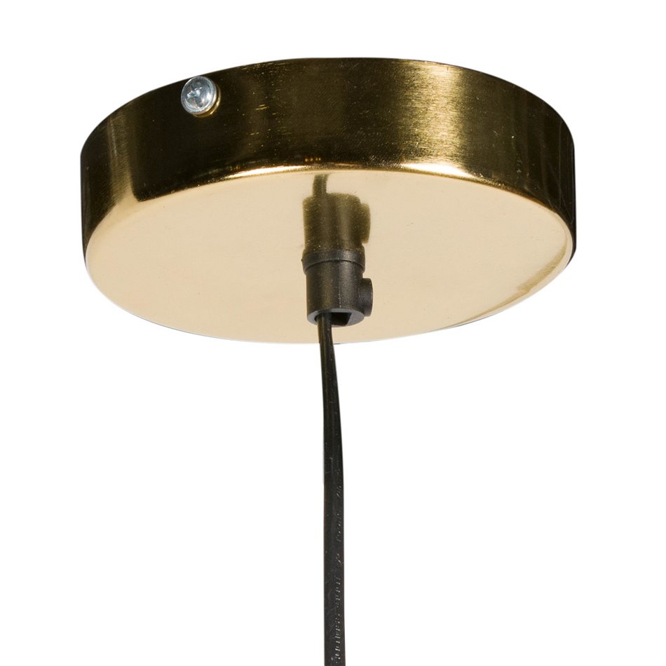 Подвесной светильник Landau New, блестящая латунь, D30cm, H46cm