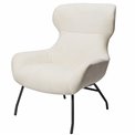 Armchair Julian, pearl white 102 SD, 78x82x100cm, seat height 44cm