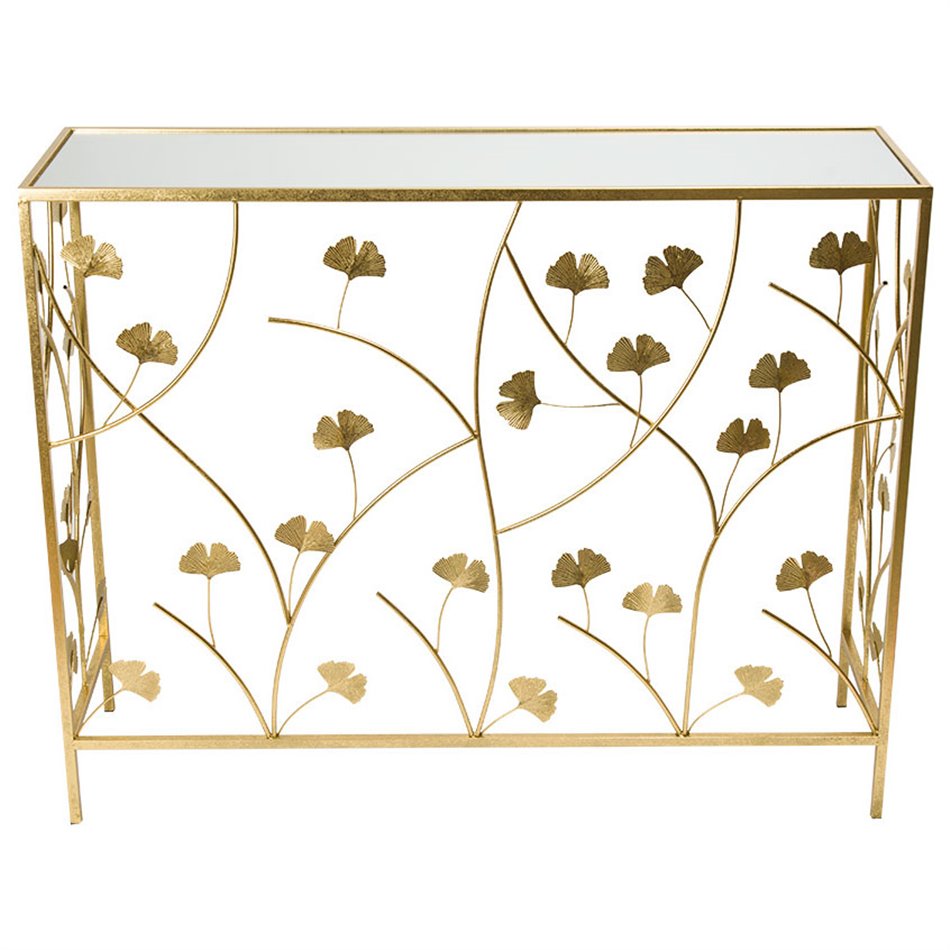 Console Bali M, golden, H75x90x27cm