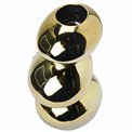 Vase Gardeja, gold color, H26.5cm, 17.2x13.6cm