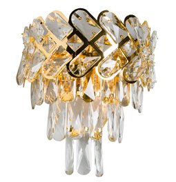 Wall lamp Yardiny II, golden, E14 2x40W(MAX) 25x29x13.5cm 
