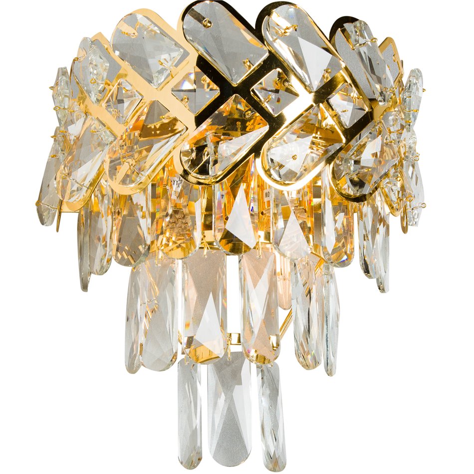 Wall lamp Yardiny II, golden, E14 2x40W(MAX) 25x29x13.5cm 