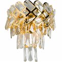Wall lamp Yardiny II, golden, E14 2x40W(MAX) 25x29x13.5cm 