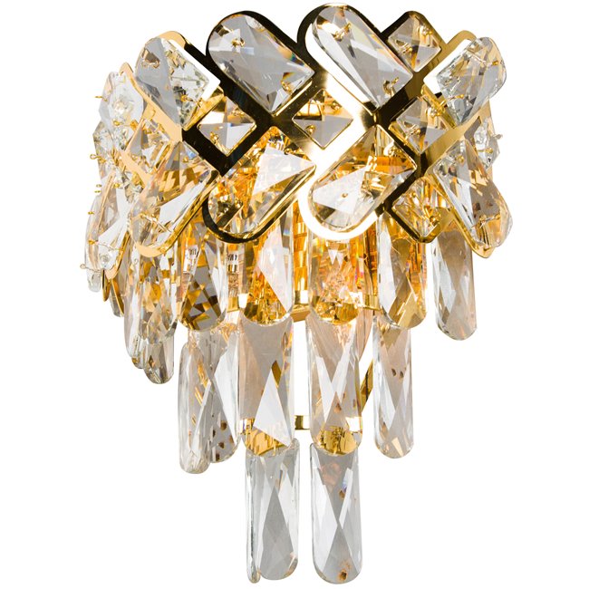 Wall lamp Yardiny II, golden, E14 2x40W(MAX) 25x29x13.5cm 